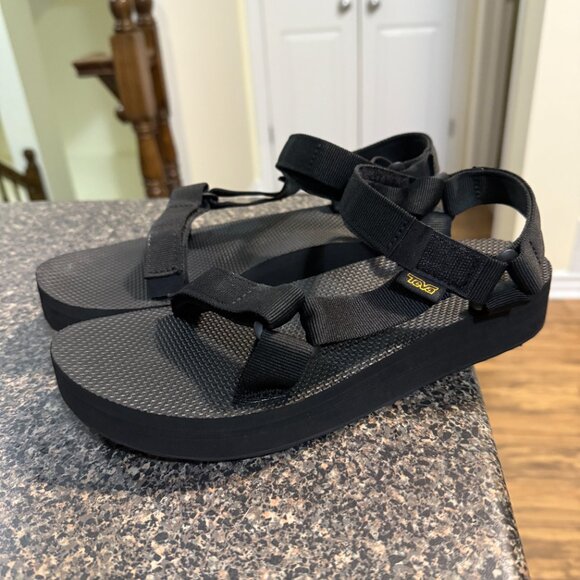 Teeva Womens Platform Sandals Women's Size 9 - Picture 2 of 5